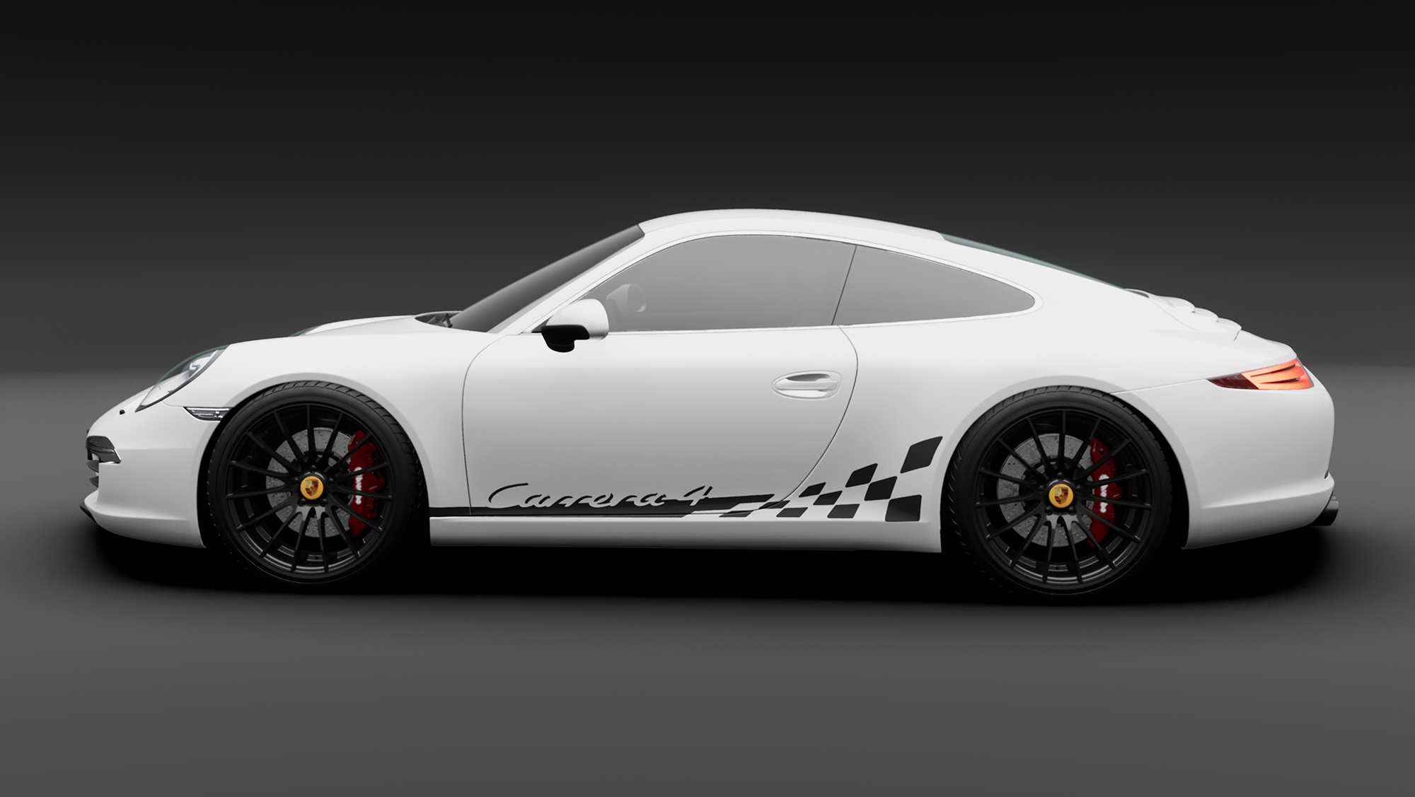 Porsche 911 Carrera Seitenstreifen Aufkleber – wtfolierung