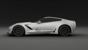 Corvette C7 – Stingray – Seitenstreifen Aufkleber Dekor Set – 2049