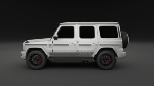 Mercedes Benz G Klasse, Edition 1, AMG 63 Look Seitenstreifen Aufkleber Set